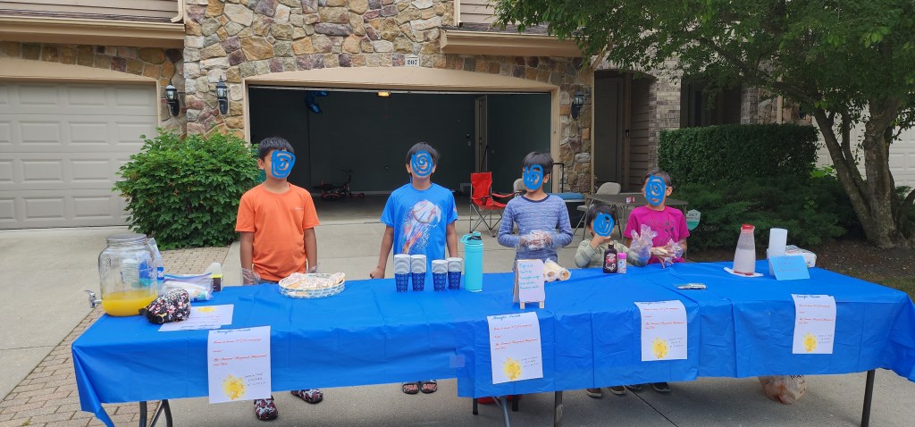 Lemonade Stand – Kids’ First Experience of Entrepreneurship